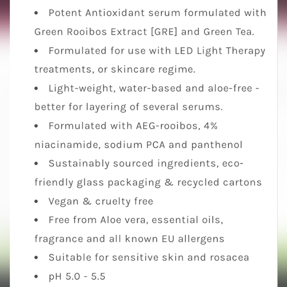 ✨️SEALED✨️ Maysama Green Rooibos Serum Light - Picture 3 of 12